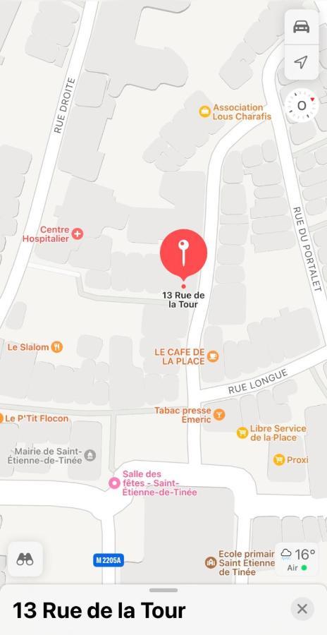 Studio Rdc La Tour Saint-Étienne-de-Tinée Kültér fotó